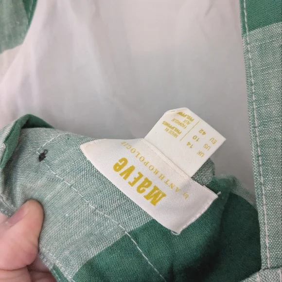 Anthropologie Maeve Greta Gingham Dress - Picture 4 of 12